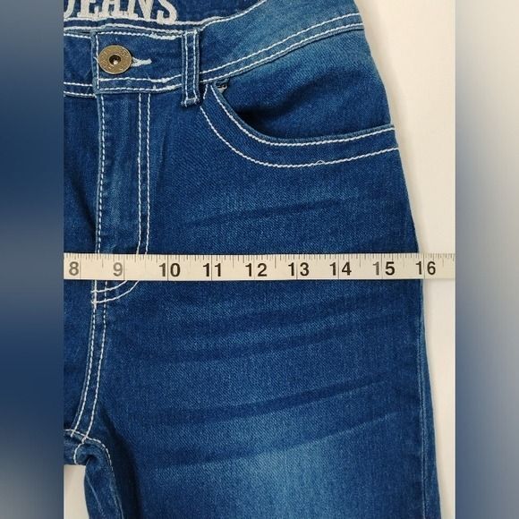 VIP Skinny Jeans Embroidered Functional back Pockets size 5/6 - Picture 10 of 12